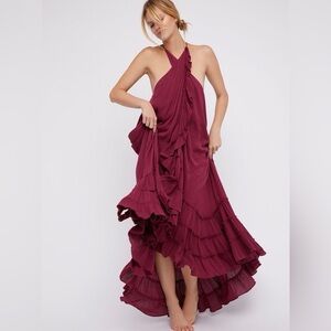 Free People Wrap around Maxi Dress